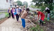 Xã Đông Minh triển khai vệ sinh môi trường